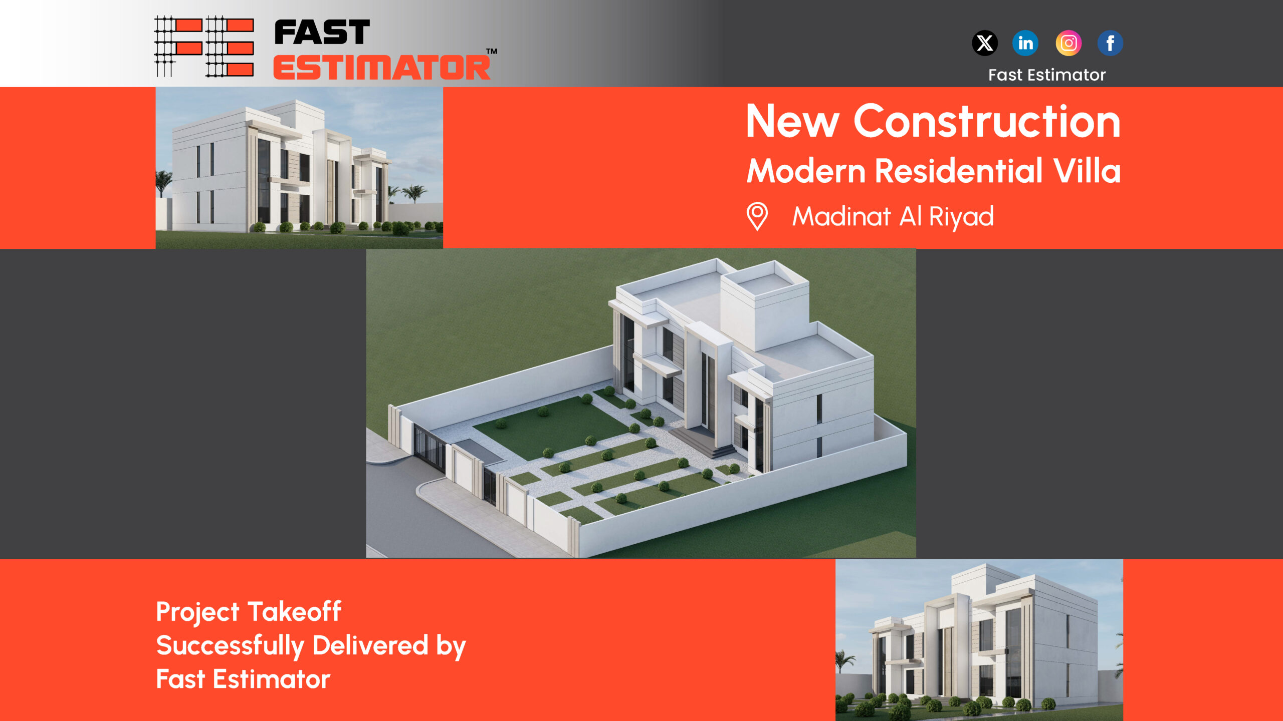 Modern Residential Villa Construction in Madinat Al Riyad Project