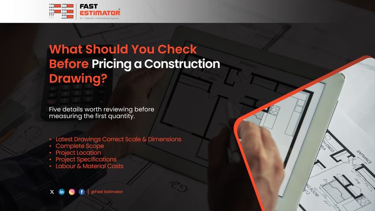 5 Checks Before You Price a Construction Drawing